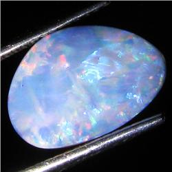 2.95ct Australian Black Opal Doublet Full Fire (GEM-36242)