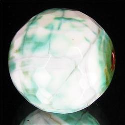24.6ct Spearmint Fire Agate Sphere Pendant (GEM-35638)