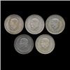1951-53 Mexico 5 Peso 5pcs XF/AU (COI-8650)