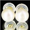2.89twc White Pearl 14k Gold Earrings (JEW-2935)