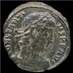 300AD Roman Bronze Coin Higher Grade (COI-9631)