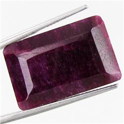 25.94ct African Ruby Rectangle Cut (GEM-37092)