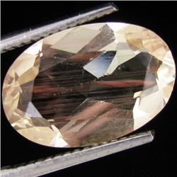 3.55ct Clear Champagne Oregon Sunstone Oval (GEM-30960)