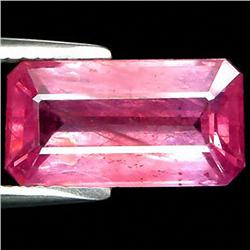 4.32ct  Emerald Cut Pink Sapphire Tanzania (GEM-35248)