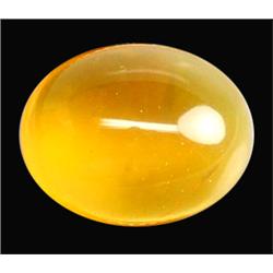 12.15ct Oval Cab Natural Unheated Honey Opal (GEM-11809)