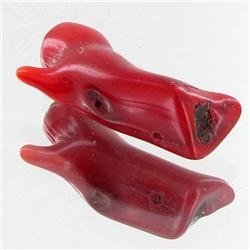 23.95ct Red Coral Freeform (MIN-000631)