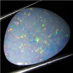 4.4ct Australian Black Opal Doublet Full Fire (GEM-36553)