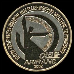 2002 N Korea 20 Won Super Gem Proof (COI-8423)