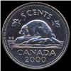 Image 2 : 2000W Canada 5c Hi Grade GEM Unc (COI-7988)