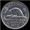 Image 2 : 1973 Canada 5c Hi Grade GEM Unc (COI-7939)