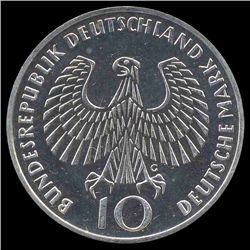 1972G Germany Silver 10 Mark PR66 DCAM (COI-8543)
