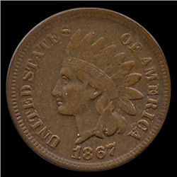 1867 Indian Cent Higher Grade (COI-7470)