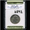 Image 3 : 1981D Washington 25c Quarter Coin Graded GEM (COI-6892)