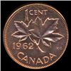Image 2 : 1962 Canada 1c GEM BU MS66+ Red (COI-7998)