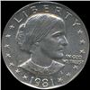 1981D Anthony Dollar Coin Graded GEM (COI-6923)