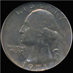 1971 Washington 25c Quarter Coin Graded GEM (COI-6864)