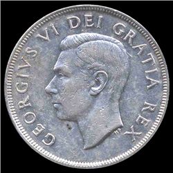 1949 Canada $1 Silver AU+ (COI-8227)