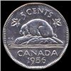 Image 2 : 1956 Canada 5c Hi Grade GEM Unc (COI-7928)