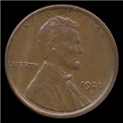 1920S Lincoln Cent RARE MS63+ BN (COI-7716)