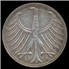 1958G Germany Silver 5 Mark Hi Grade (COI-8498)