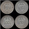 Image 2 : 1935A/D/G/J Nazi Germany 5 Mark Hi Grade 4 Pcs (COI-8200)