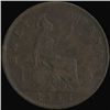 Image 2 : 1862 British Victoria Halfpenny XF/VF (COI-7249)