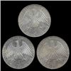 Image 2 : 1968 Germany Silver 5 Mark BU Lot of 3 (COI-8503)