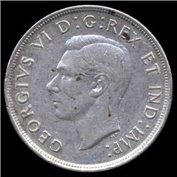 1939 Canada $1 Silver XF (COI-8233)