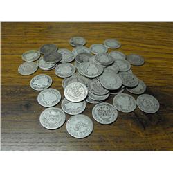 Lot Of 50 Barber Dimes
