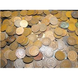 (100) Indian Head Cents - Circulated
