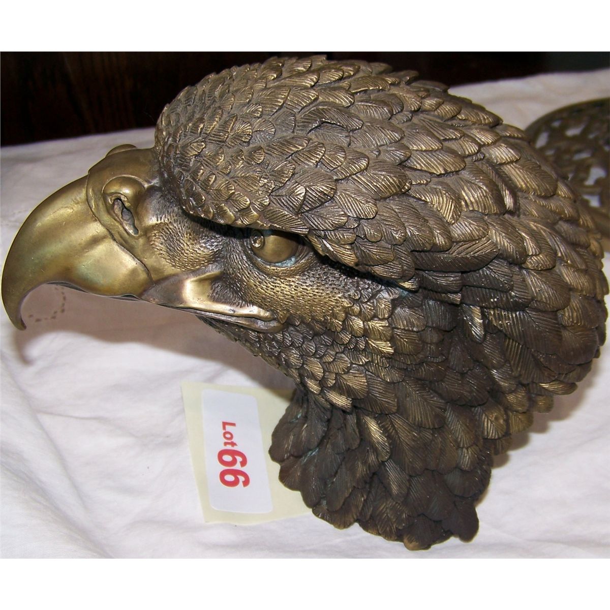Bronze Eagle Head.