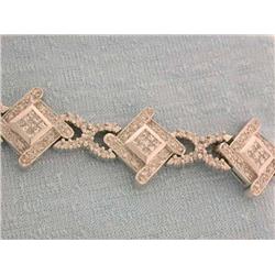 14k Gold Bracelet with Diamonds