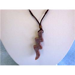 String Necklace with Colored Stones