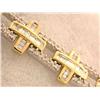Image 1 : 14k Gold Bracelet with Diamonds