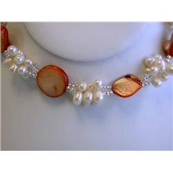 Fresh Water and Mother of Pearl Necklace