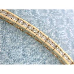 14k Gold Diamond Bracelet