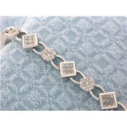 14k Gold Diamond Bracelet