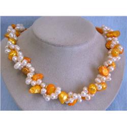 Fresh Water and Mother of Pearl Necklace