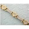 Image 1 : 14k Gold Bracelet with Diamonds