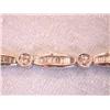 Image 1 : 14k Gold Bracelet with Diamonds