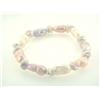 Image 1 : Pearls and Mother of Pearl Elastic Bracelet