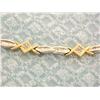 Image 2 : 14k Gold Bracelet with Diamonds