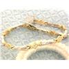 Image 3 : 14k Gold Bracelet with Diamonds