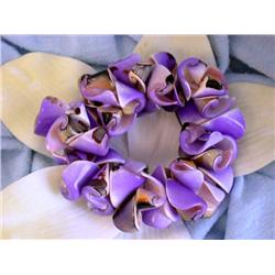 Shell Bracelet in Dyed Purple Color