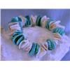 Image 3 : Shell Bracelet in White and Blue Green Color