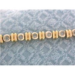 14k Gold Diamond Bracelet