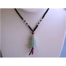 Jade Tulip Necklace