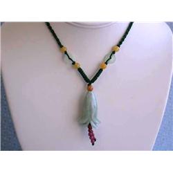 Jade Tulip Necklace