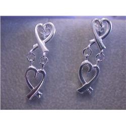 Sterling Silver Dangling Earrings made in ITALY