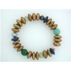 Pearls and Gemstones Elastic Bracelet